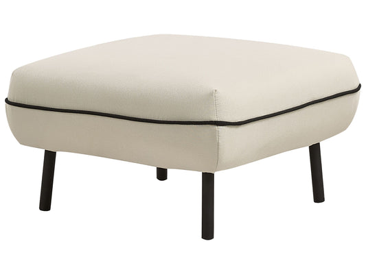 Ottomane TONSBERG Stoff Hellbeige