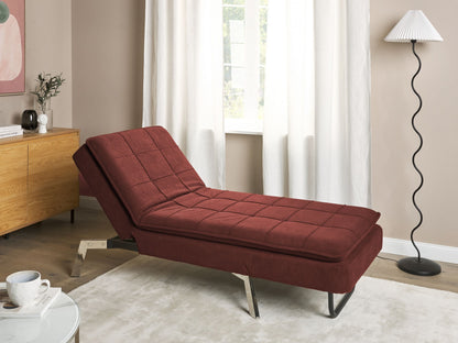 Chaiselongue rot verstellbar LOIRET
