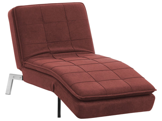 Chaiselongue rot verstellbar LOIRET