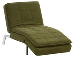 Chaiselongue grün verstellbar LOIRET