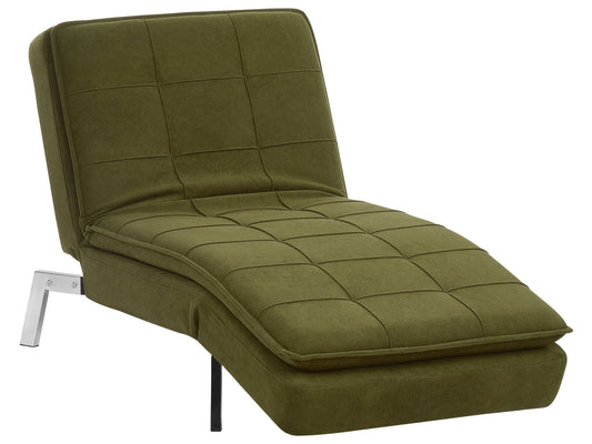 Chaiselongue grün verstellbar LOIRET