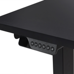 Schreibtisch rechtsseitig schwarz 160 x 59 cm elektrisch höhenverstellbar DESTINES