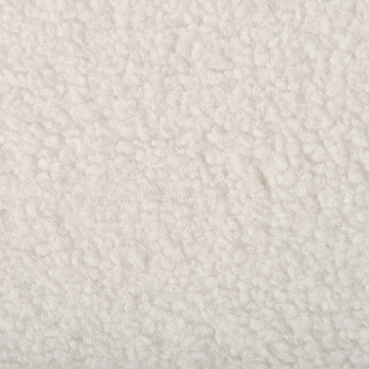 3-Sitzer Ecksofa Bouclé weiss linksseitig SIMOS