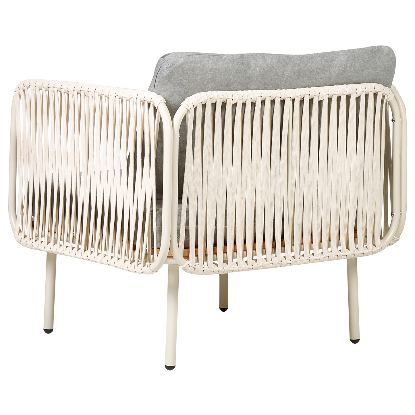 Stuhl mit Fusshocker Grau SENISE