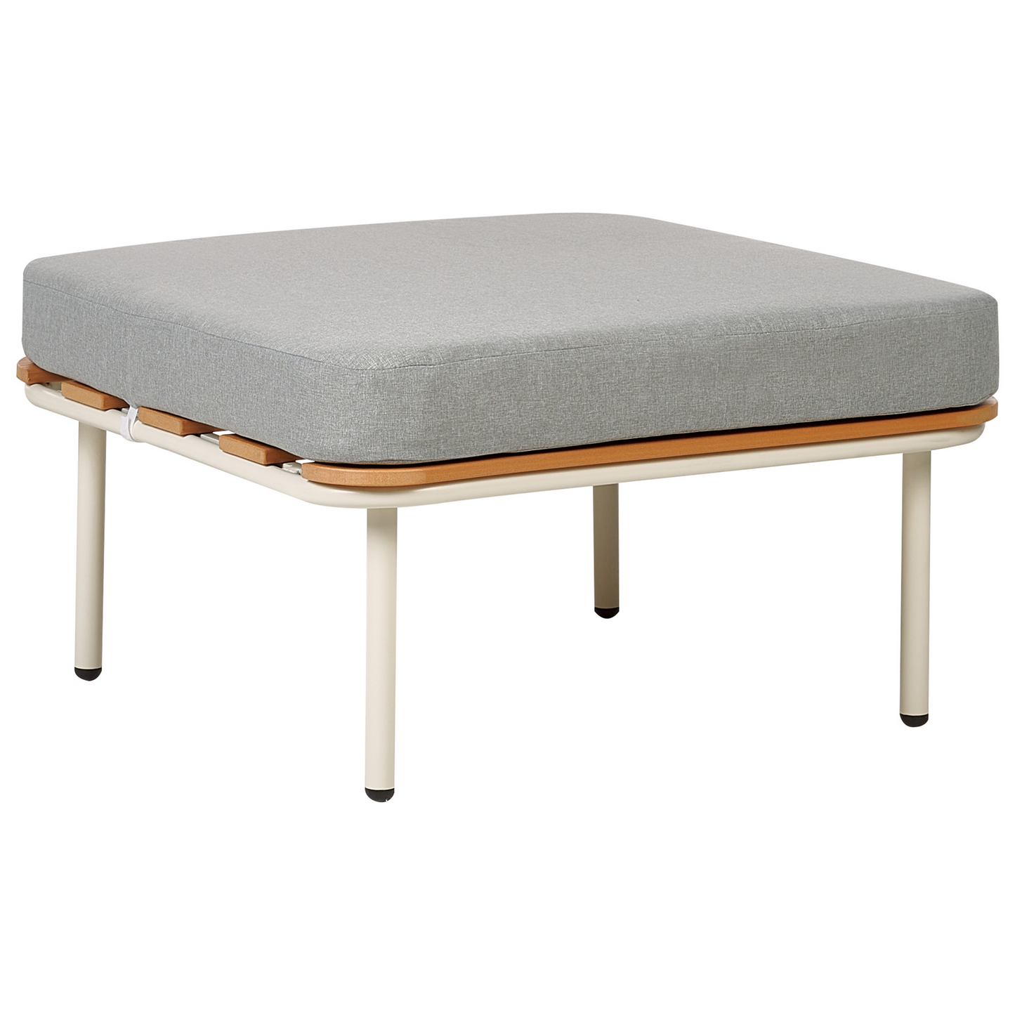 Stuhl mit Fusshocker Grau SENISE