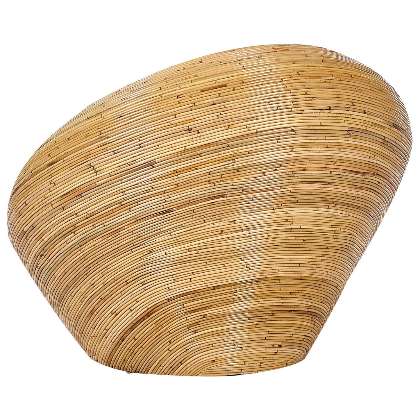 Gartensofa Set 4-Sitzer MAIORI Rattan Naturfarben