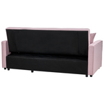 3-Sitzer Schlafsofa pastellrosa GLOMMA