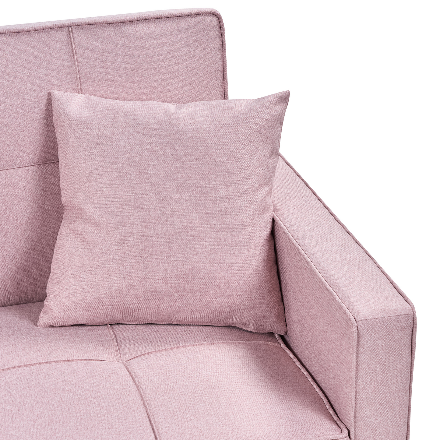 3-Sitzer Schlafsofa pastellrosa GLOMMA