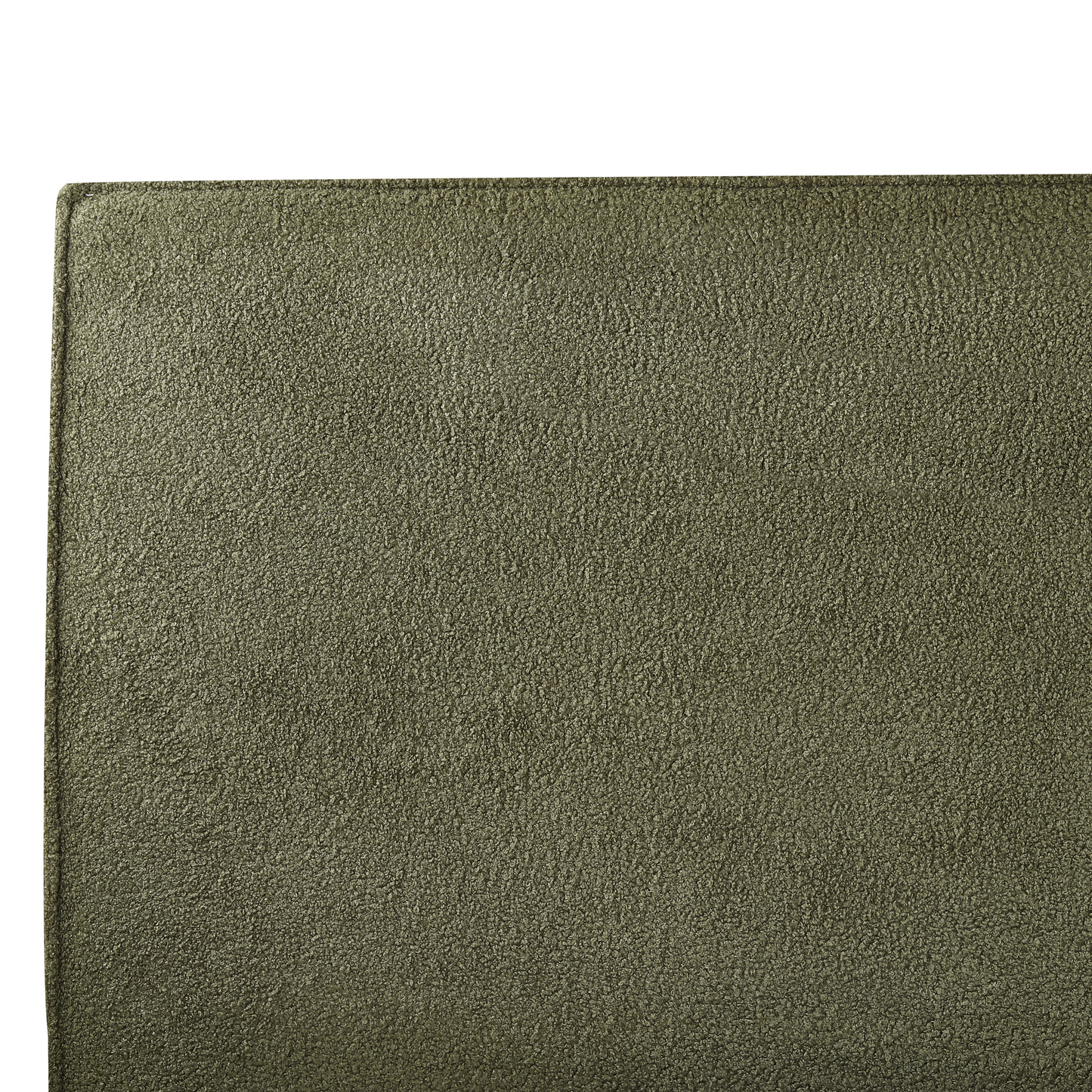 Bett mit Stauraum Bouclé MOISSAC 180 x 200 cm Dunkelgrün