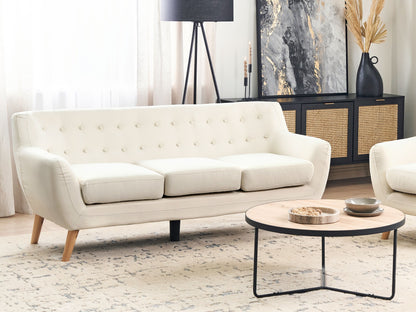 3-Sitzer Sofa hellbeige / hellbraun MOTALA