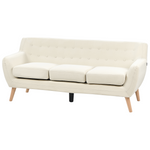 3-Sitzer Sofa hellbeige / hellbraun MOTALA
