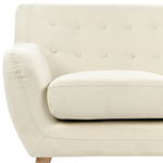3-Sitzer Sofa hellbeige / hellbraun MOTALA