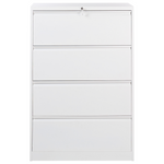 Büroschrank HALITE Metall Weiss