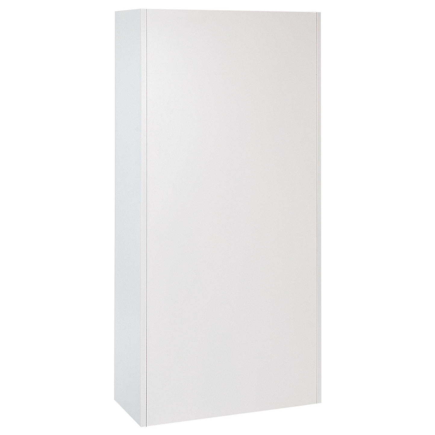 Vitrine mit Glastüren MALACHITE Metall 90 cm Weiss