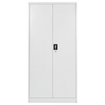 Büroschrank FELDSPAR Metall Weiss