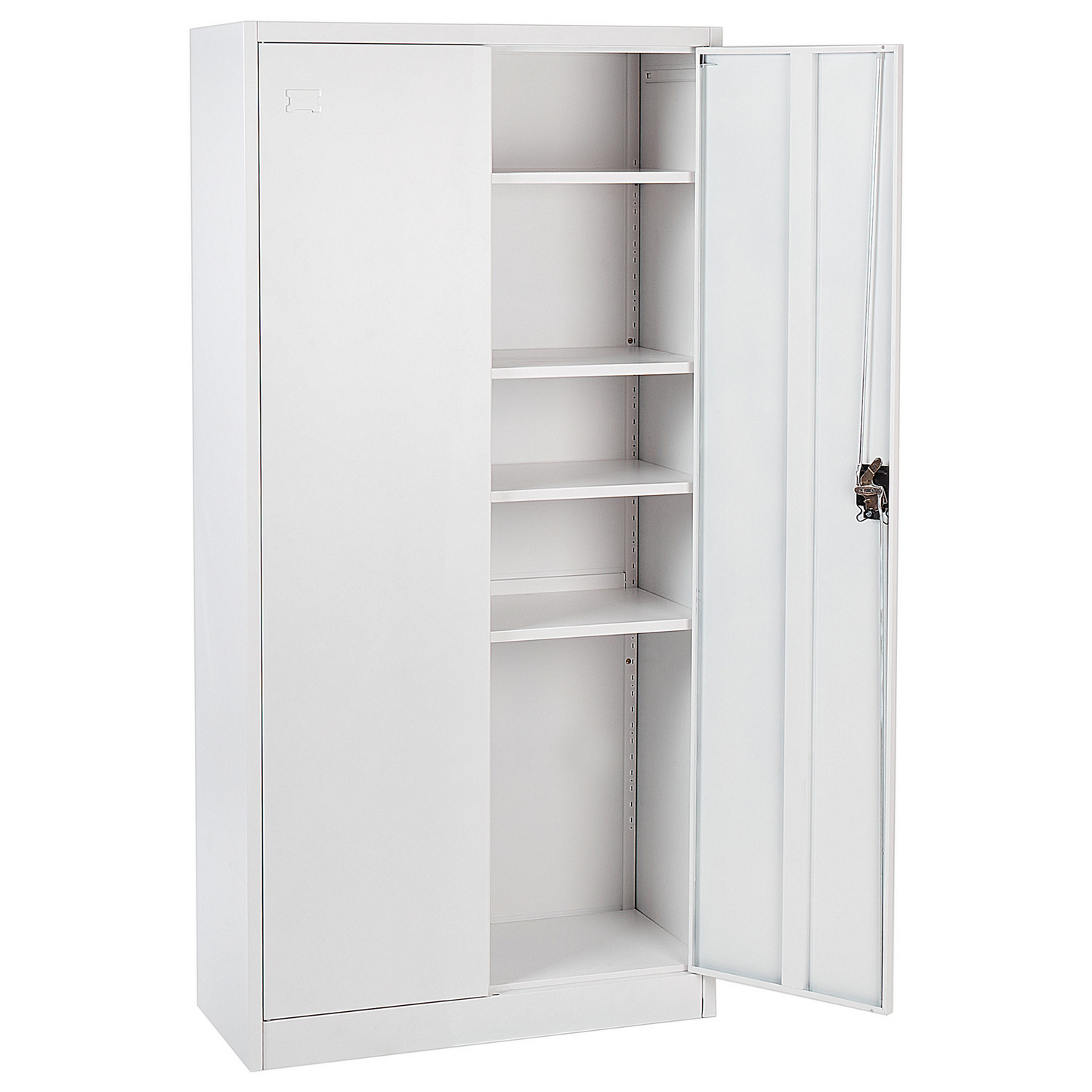 Büroschrank FELDSPAR Metall Weiss