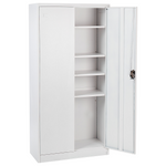 Büroschrank FELDSPAR Metall Weiss