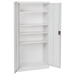 Büroschrank FELDSPAR Metall Weiss