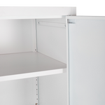 Büroschrank FELDSPAR Metall Weiss