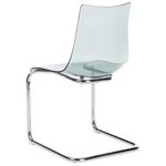 Esszimmerstuhl 2er Set MARSHALL Transparent