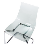 Esszimmerstuhl 2er Set MARSHALL Transparent