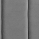 Bett mit Lattenrost Samtstoff VILLETTE 160 x 200 cm Grau