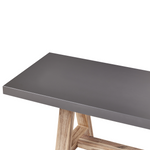 Gartenbank TONNARE 200 cm Beton Grau