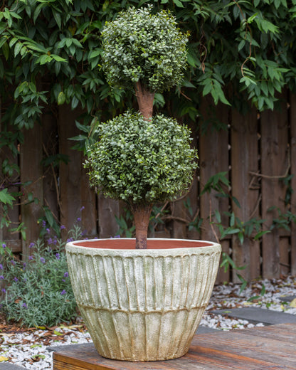 Blumenkübel NYSSA Keramik 50 cm Grün