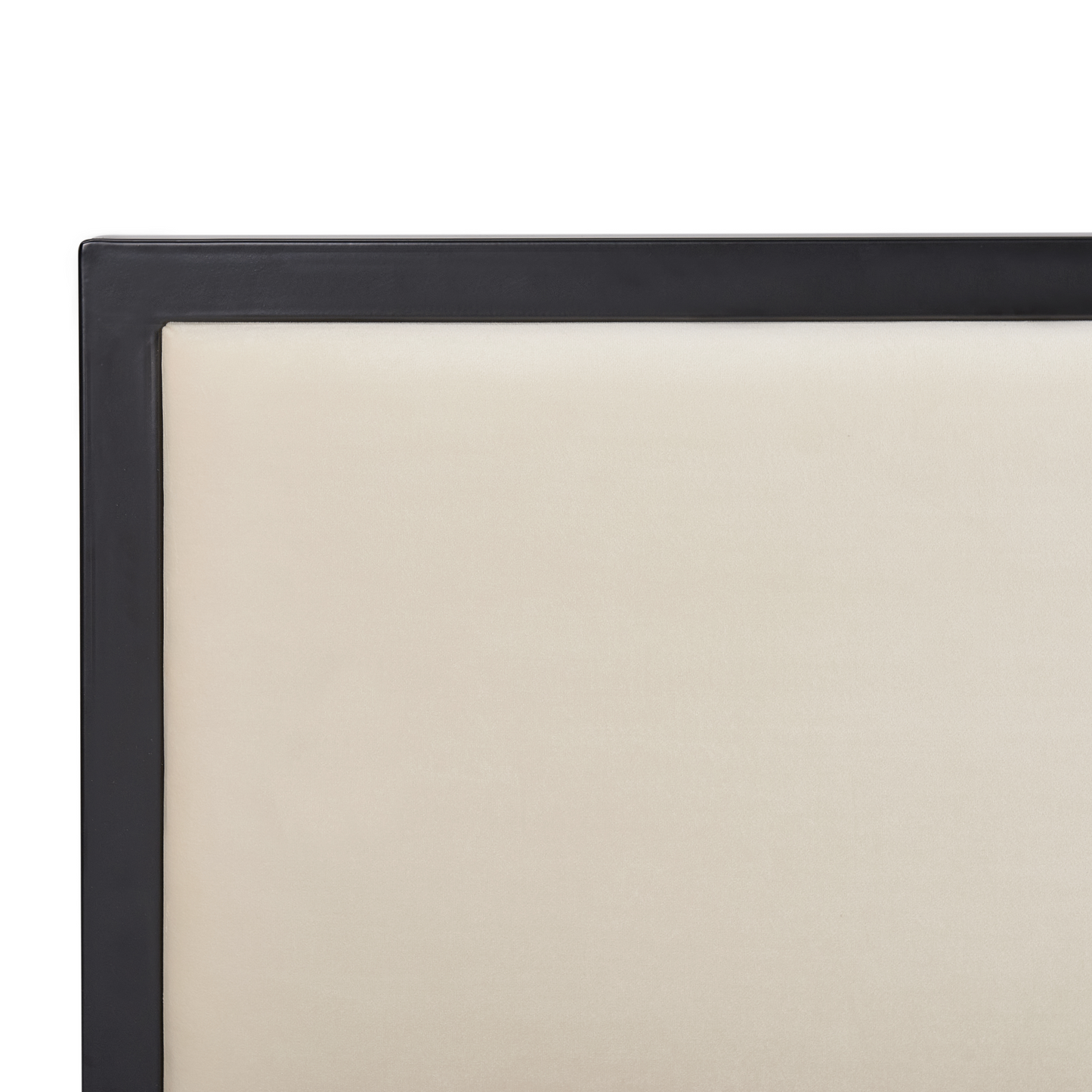 Bett mit Lattenrost Metall CLAMART 180 x 200 cm Hellbeige