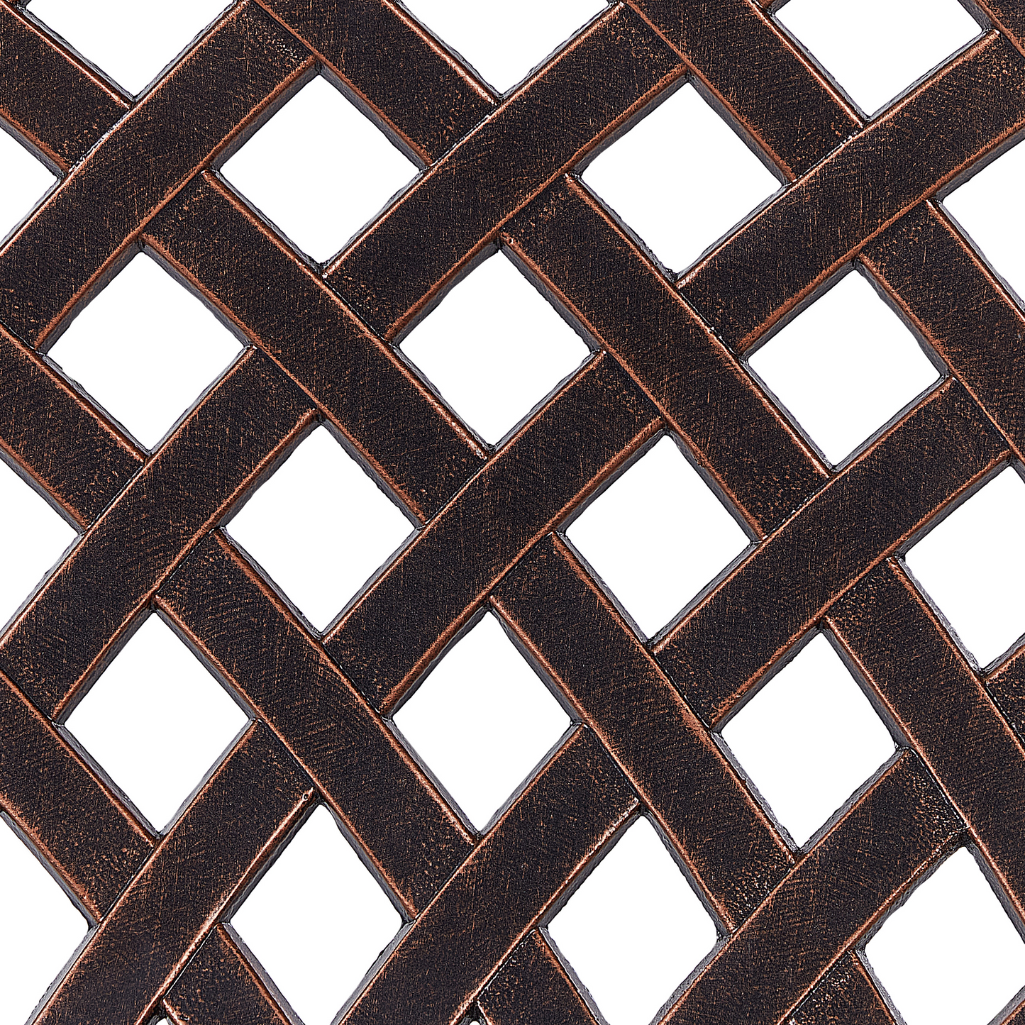 Gartenbank STAGGIA 104 cm Metall Braun