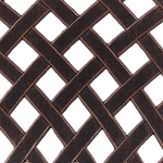 Gartenbank STAGGIA 104 cm Metall Braun