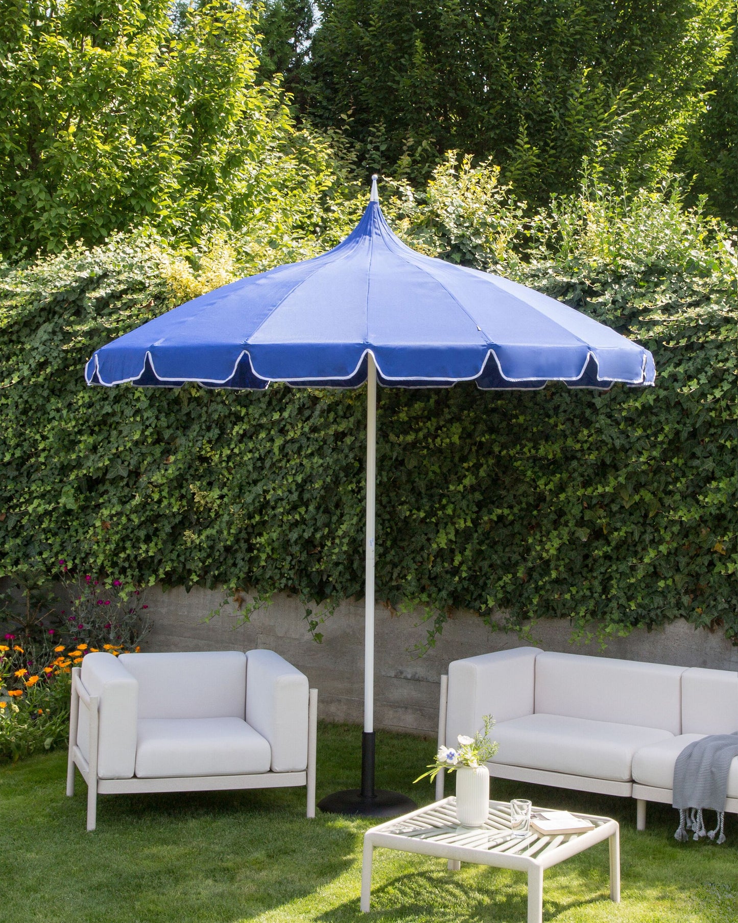 Marktschirm 245 cm MINOA Blau