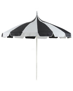 Marktschirm 245 cm MINOA Schwarz / Weiss