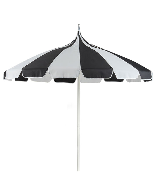 Marktschirm 245 cm MINOA Schwarz / Weiss