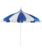 Marktschirm 245 cm MINOA Weiss / Blau