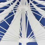 Marktschirm 245 cm MINOA Weiss / Blau