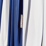 Marktschirm 245 cm MINOA Weiss / Blau