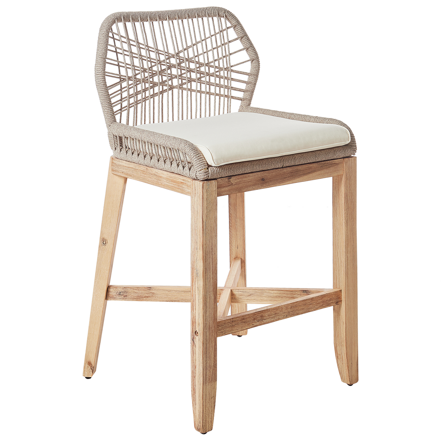 Bistro Set inkl. Kissen TALAMONE Akazienholz Grau