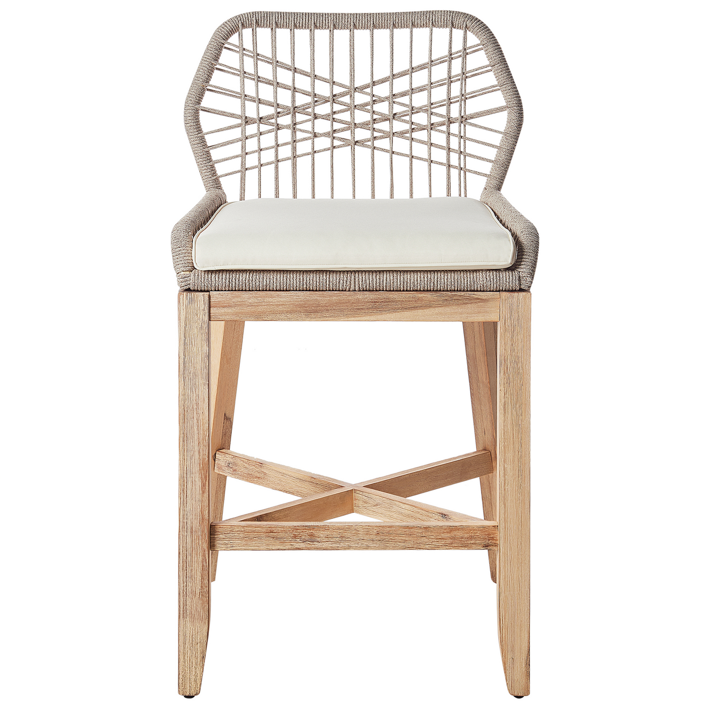 Bistro Set inkl. Kissen TALAMONE Akazienholz Grau