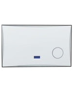 LED-Badezimmer-Spiegel ONLAY 100 cm 60 cm Silber