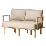 2-Sitzer Sofa Stoff beige ASKER