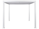 Pavillon FORNOLI Metall 310 cm 310 cm Weiss