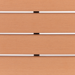 Gartenbar Set 2-Sitzer AVETRANA Metall Braun / Schwarz