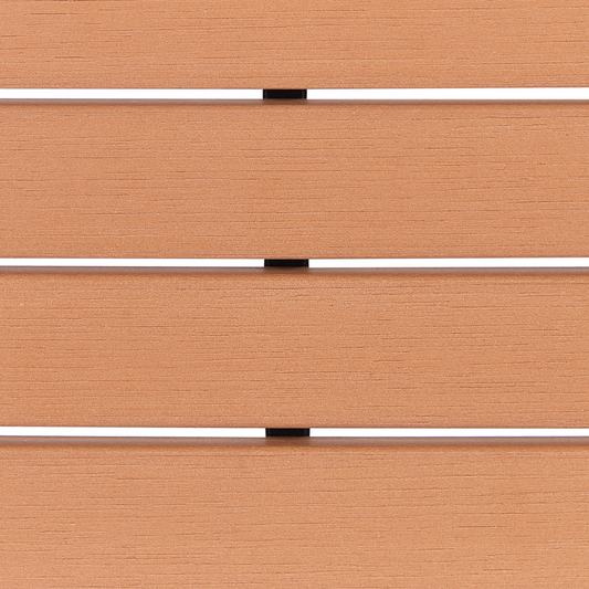 Gartenbar Set 2-Sitzer AVETRANA Metall Braun / Schwarz