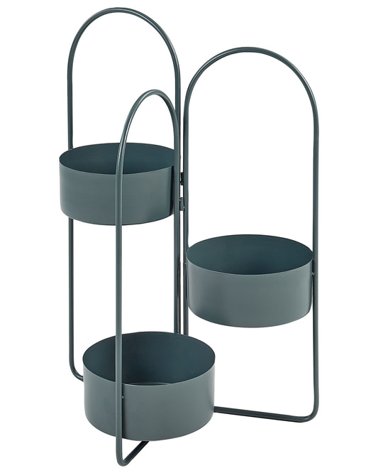 Pflanzenständer COLUTENA Metall 56 cm Dunkelblau