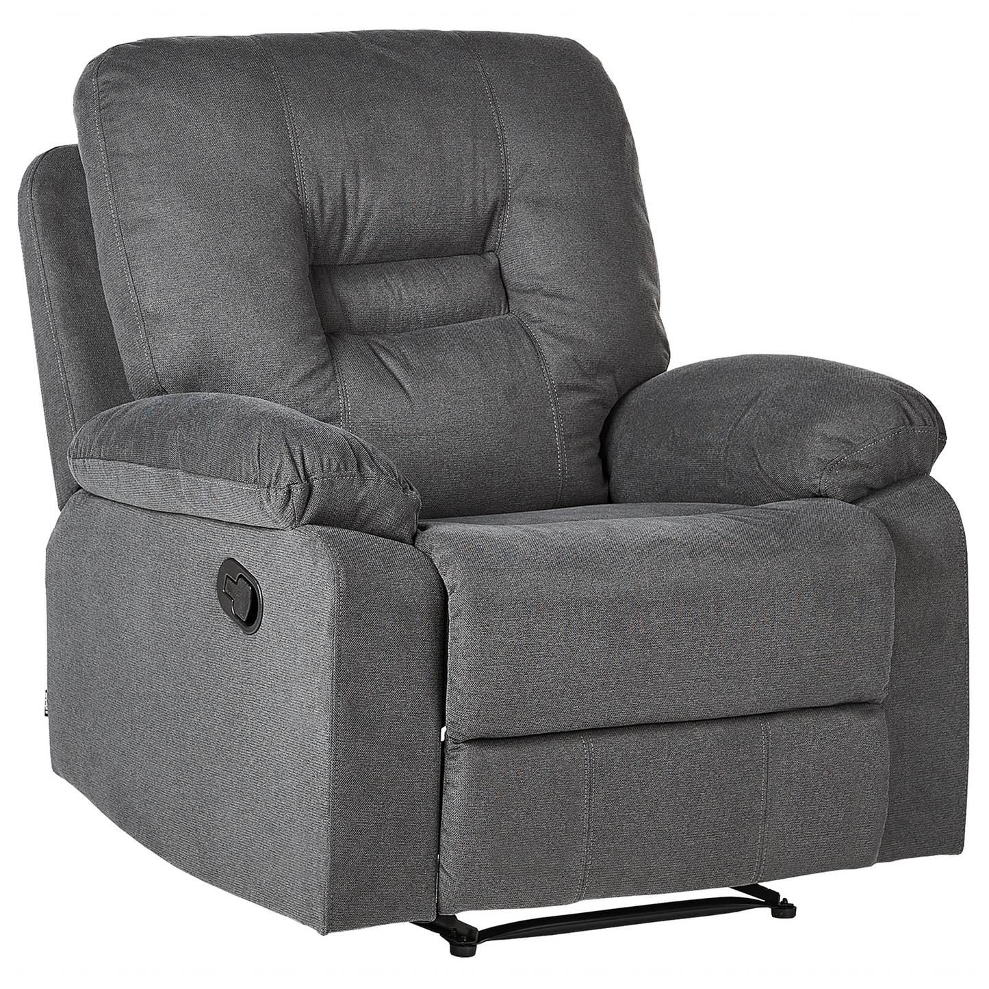 Fernsehsessel BERGEN II Stoff Dunkelgrau