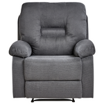 Fernsehsessel BERGEN II Stoff Dunkelgrau