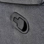 Fernsehsessel BERGEN II Stoff Dunkelgrau