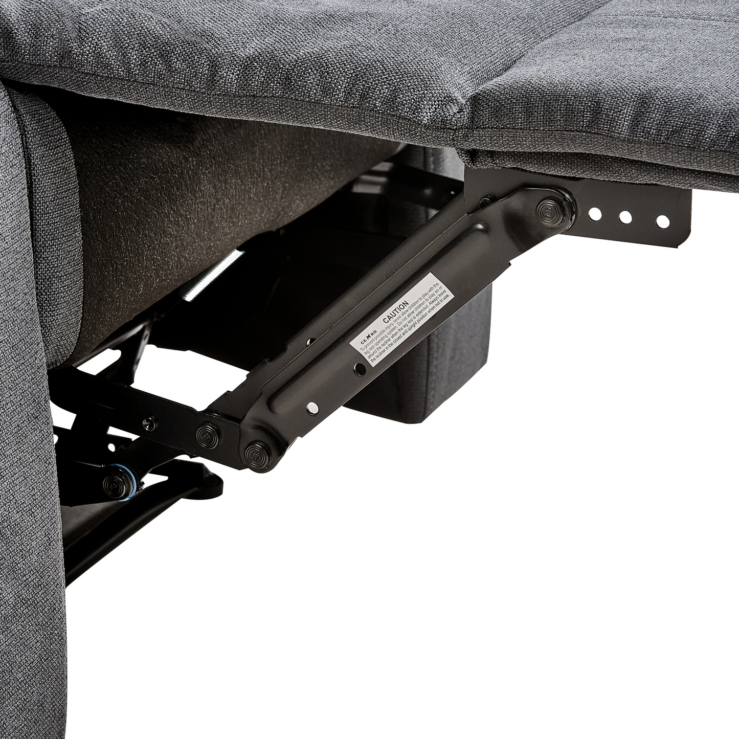 Fernsehsessel BERGEN II Stoff Dunkelgrau