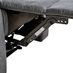 Fernsehsessel BERGEN II Stoff Dunkelgrau